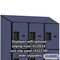 Salsbury Industries 4 Tier Designer Locker, 54"Wx76"Hx24"D, 12 Door, Blue 18-24364BLU - alternate 5